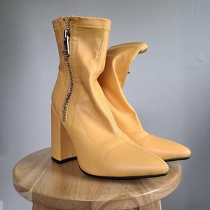 Public Desire Yellow Boots AS IS